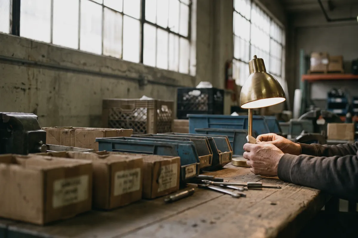 Specialist inspecting a focused product range