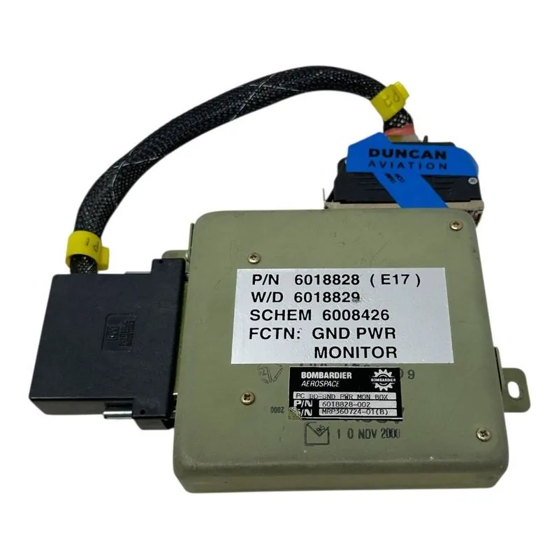 Bombardier ground power monitor module, aircraft avionics, from a Nevra marketplace listing